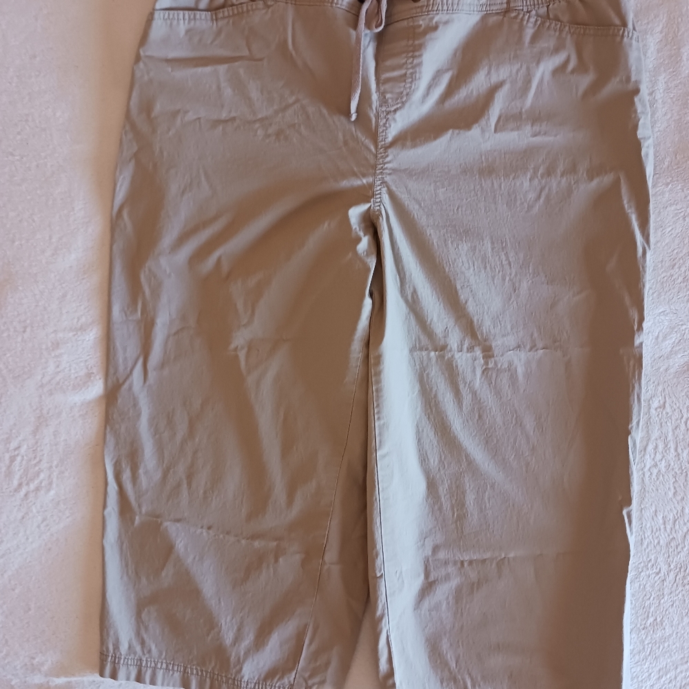 Lane Bryant Khaki Capris Pants